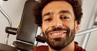 محمد صلاح يستعد لمبارته المقبلة مع ليفربول من الجيم بعد عودته لإنجلترا